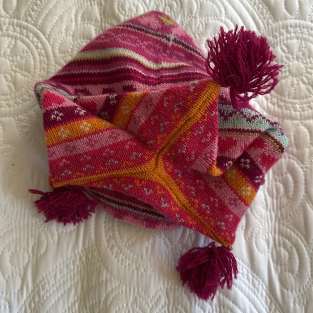 H&M wool blend kids hat and scarf